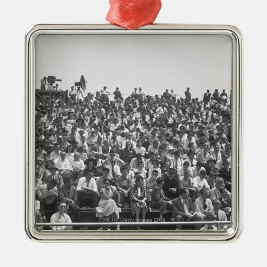 Zuschauer Silbernes Ornament (Vorne)