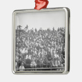 Zuschauer Silbernes Ornament (Links)
