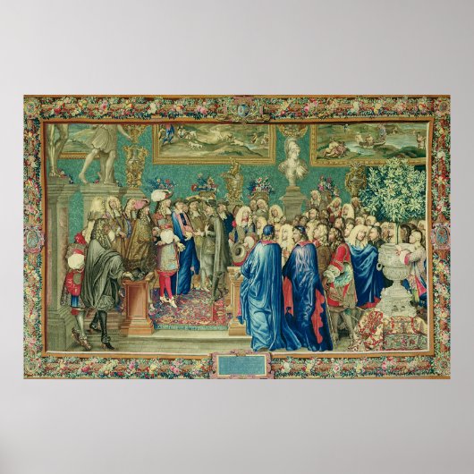 Zuschauer von Louis XIV an den Grafen Poster (Vorne)