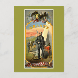 Zuschüsse Tabak und Vintag 1874 Postkarte