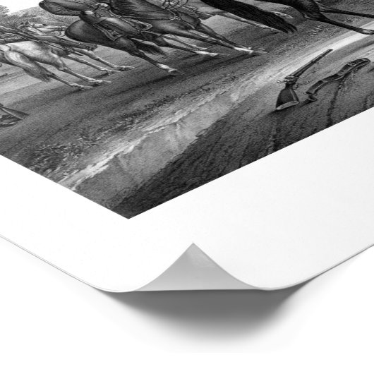 Zuschüsse und Lee in Appomattox — Ziviler Krieg Poster (Ecke)