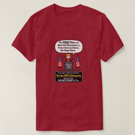 Zustand der Union 2026 T-Shirt (Design vorne)