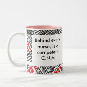 zuständige CNA-Tasse Zweifarbige Tasse (Links)