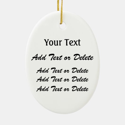 Zustellperson/Kurier - SRF Keramik Ornament (Hinten)