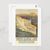 Zustellung von Postsendungen für Vintage Gewerksch Postkarte (Vorne/Hinten)