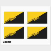 Zustimmung (Anarcho-Kapitalismus) Rechteckiger Aufkleber (Blatt)