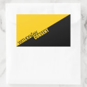 Zustimmung (Anarcho-Kapitalismus) Rechteckiger Aufkleber (Tasche)