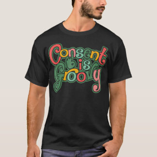 Zustimmung ist Groovy Gypsie Vintag Style 70er Hip T-Shirt