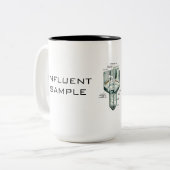 ZUSTROM-PROBE ZWEIFARBIGE TASSE (Vorderseite Links)