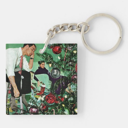 Zutaten des Baums Schlüsselanhänger (Rückseite)