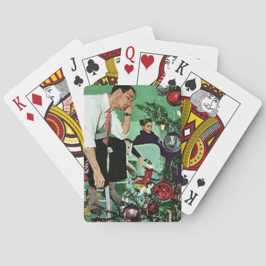 Zutaten des Baums Spielkarten (Rückseite)