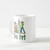 Zuteilung Gartenarbeit Kaffeetasse (Vorderseite Links)