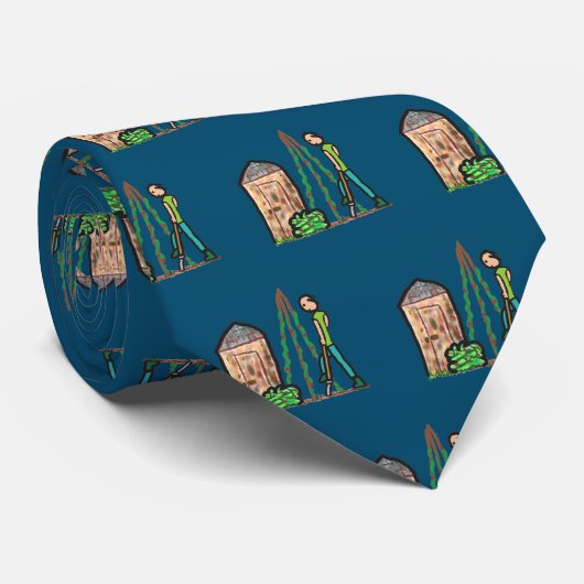 Zuteilung Gartenarbeit Krawatte (Gerollt)