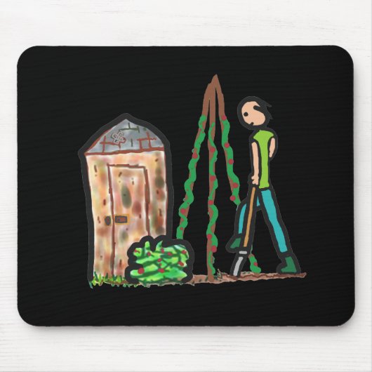 Zuteilung Gartenarbeit Mousepad (Vorne)