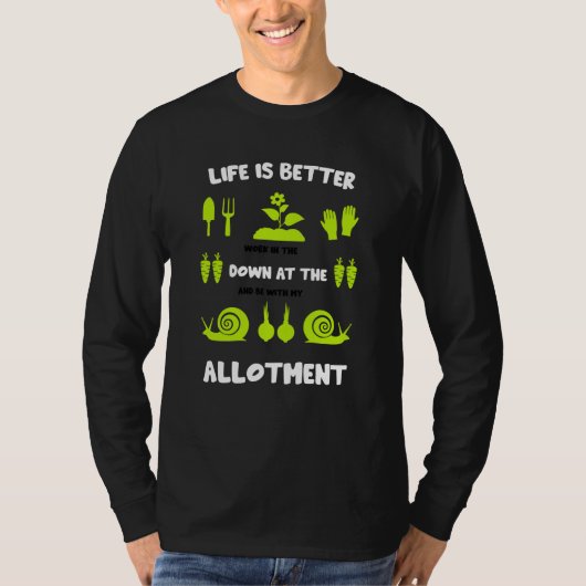 Zuteilung Gartenarbeit T-Shirt (Vorderseite)