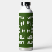 Zuteilung Gartenarbeit Trinkflasche (links)