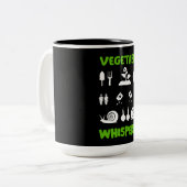 Zuteilung Gartenarbeit Zweifarbige Tasse (Vorderseite Links)