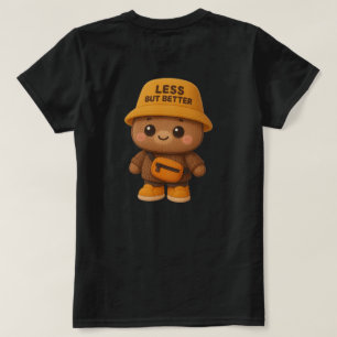 Zutreffendes "Weniger aber besser" Bär-Shirt T-Shirt
