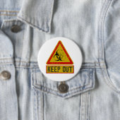 Zutritt verboten button (Beispiel)