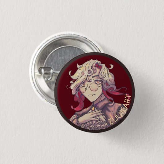 Zuuje Art anime v Tuber Ronde Button 7,6 Cm (Vorne & Hinten)