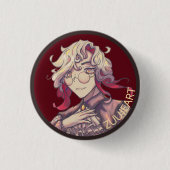 Zuuje Art anime v Tuber Ronde Button 7,6 Cm (Vorderseite)