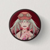 Zuuje Art anime v Tuber Ronde Button 7,6 Cm (Vorderseite)