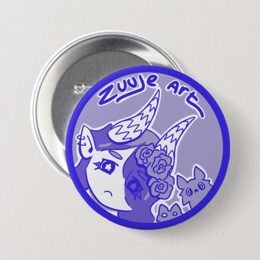 Zuuje Art Logo Button (Vorne & Hinten)