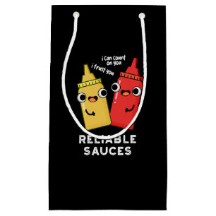 Zuverlässige Sauces Funny Food Puff Dark BG Kleine Geschenktüte