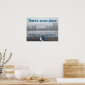 Zuverlässiger Antrieb im Winter-Bild Poster (Küche)