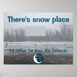 Zuverlässiger Antrieb im Winter-Bild Poster