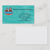 Zuverlässiger Druck-waschende Visitenkarte (Vorne/Hinten)