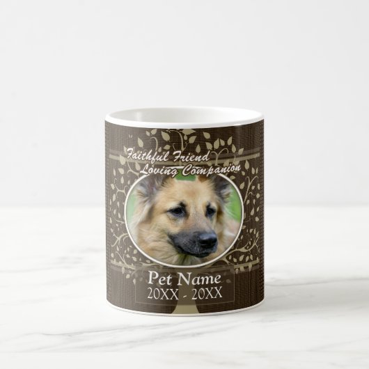 Zuverlässiger Freund-HundeBeileid Kaffeetasse (Mittel)
