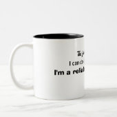 Zuverlässiger Lkw-Fahrer Zweifarbige Tasse (Links)