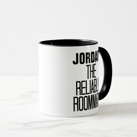 Zuverlässiger Mitbewohner Tasse (VorderseiteRechts)