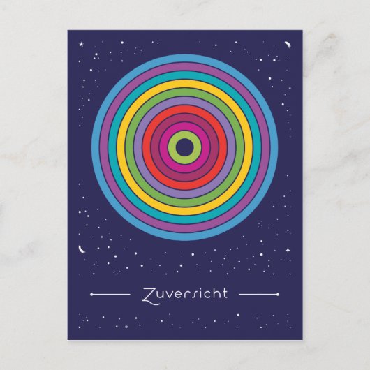 Zuversicht Postkarte (Vorderseite)