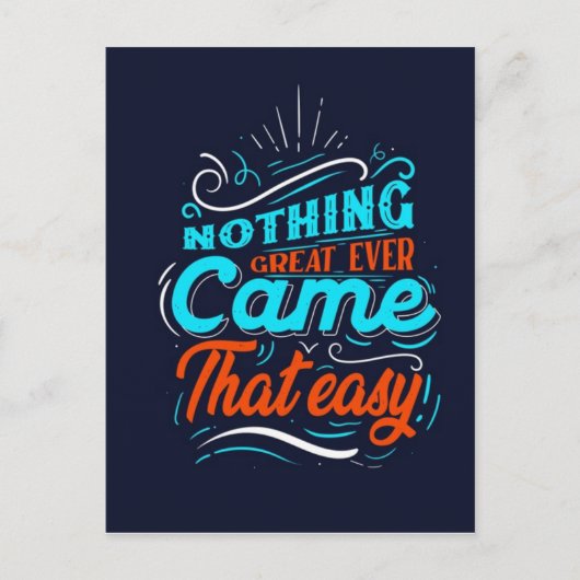 zuversichtlich postkarte (Vorderseite)