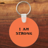 Zuversichtliche Frau Sternexplosion Schlüsselanhän Schlüsselanhänger (Rückseite)