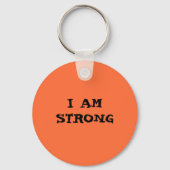 Zuversichtliche Frau Sternexplosion Schlüsselanhän Schlüsselanhänger (Rückseite)