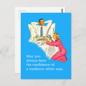 Zuversichtliche Postkarte - Vertikal (Vorne/Hinten)