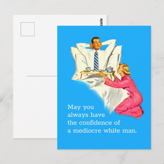 Zuversichtliche Postkarte - Vertikal (Vorne/Hinten)