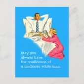 Zuversichtliche Postkarte - Vertikal (Vorderseite)