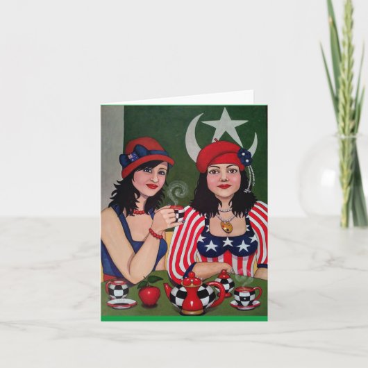 ZUWANDERER FEIERTAGSKARTE (Vorderseite)