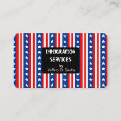 Zuwanderungs- und Naturalisierungs-Dienstleistunge Visitenkarte (Vorderseite)