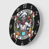 Zuweisende Behörde für Master-Koch Große Wanduhr (Winkel)