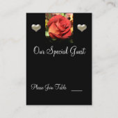 ZUWEISUNG DER PLATTE DER GÄSTEKARTE VORLAGEN PLATZKARTE (Rückseite)