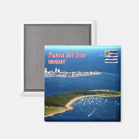 ZUY005 URUGUAY, Punta del Este, Kühlschrank Magnet (Vorderseite/Rückseite)