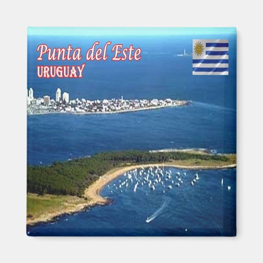 ZUY005 URUGUAY, Punta del Este, Kühlschrank Magnet (Vorne)