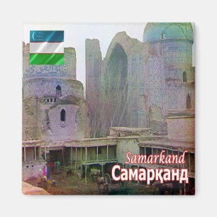 zUZ007 SAMARKAND, Bibi-Khanym Moschee, Kühlschrank Magnet