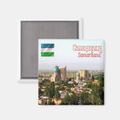 zUZ04 SAMARKAND, Usbekistan, Asien, Kühlschrank Magnet (Vorderseite/Rückseite)