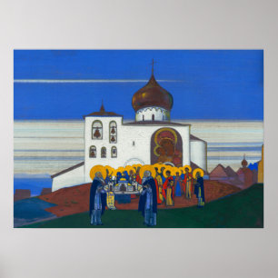 Zvenigorod von Nicholas Roerich Poster